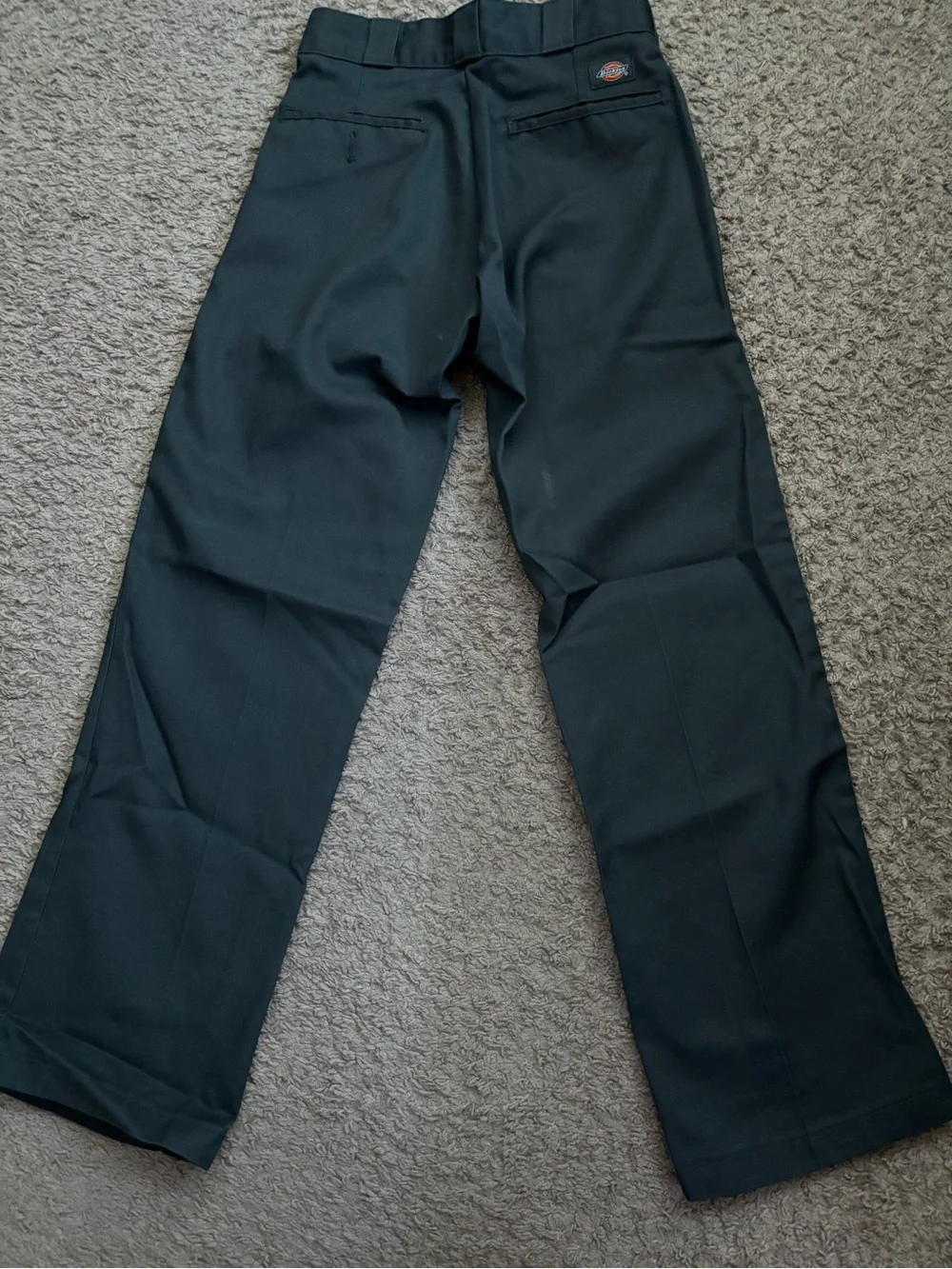 Men's Grey Straight-Leg Pants - Classic Workwear